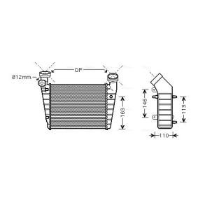Achetez des Intercooler AVA COOLING SYSTEMS VNA4216 à prix pour 120,80 €