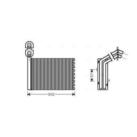 SEAT Wärmetauscher, Innenraumheizung von AVA COOLING SYSTEMS