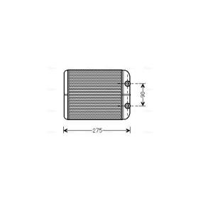 Wärmetauscher, Innenraumheizung von AVA COOLING SYSTEMS VNA6301