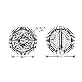 Acquista Frizione ventola da AVA COOLING SYSTEMS VNC275 a buon mercato per soli 57,58 €