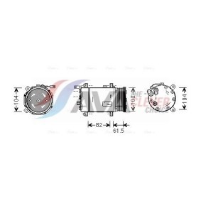 SEAT Klimakompressor von AVA COOLING SYSTEMS