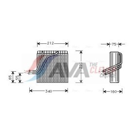 Verdampfer, Klimaanlage von AVA COOLING SYSTEMS VNV030