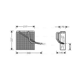 SEAT Verdampfer, Klimaanlage von AVA COOLING SYSTEMS