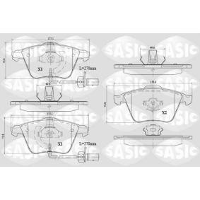 Acquista Kit pastiglie freni da SASIC 6216074 a buon mercato per soli 54,03 €