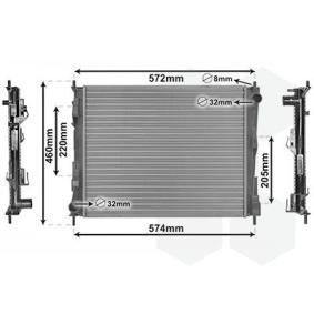 Acquista Radiatore motore da VAN WEZEL 43002375 a buon mercato per soli 88,17 €