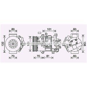Comprar Compresor, aire acondicionado de PRASCO TOK744 a bajo precio de 1126,85 €