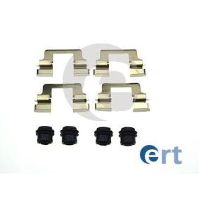 Compre Kit de acessórios, pastilhas de travão da ERT 420190 a um preço baixo por 10,95 €