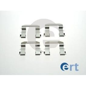 Compre Kit de acessórios, pastilhas de travão da ERT 420205 a um preço baixo por 6,55 €