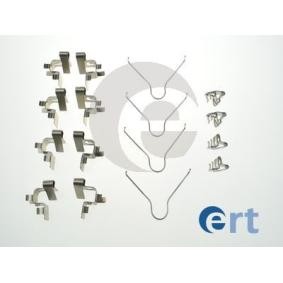 Compre Kit de acessórios, pastilhas de travão da ERT 420257 a um preço baixo por 11,07 €