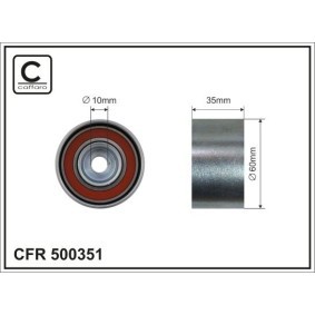Compre Polia de desvio / de guia, correia trapezoidal estriada da CAFFARO 500499 a um preço baixo por 17,49 €