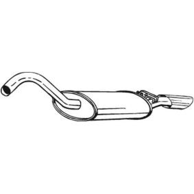 Endschalldämpfer 105-119 AUDI CABRIOLET von BOSAL