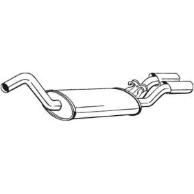 Endschalldämpfer 105-127 AUDI CABRIOLET von BOSAL