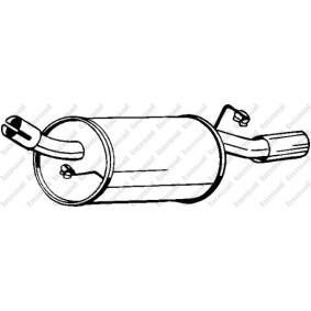 Compre Panela de escape traseira da BOSAL 154-215 a um preço baixo por 67,39 €