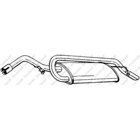 Compre Panela de escape traseira da BOSAL 154-475 a um preço baixo por 133,86 €