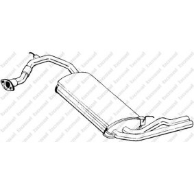 Compre Panela de escape traseira da BOSAL 163-461 a um preço baixo por 96,89 €