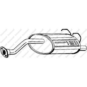 Compre Panela de escape traseira da BOSAL 163-527 a um preço baixo por 151,03 €