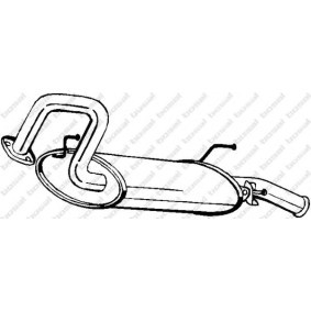Compre Panela de escape traseira da BOSAL 228-161 a um preço baixo por 66,70 €