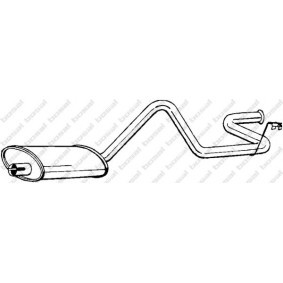 Compre Panela de escape de BOSAL online para TRANSIT MK-4 Camião de plataforma/chassis (E_ _) a preços moderados