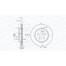 Køb Bremseskive af MAGNETI MARELLI 360406033601 til den lave pris 1153,73 DKK