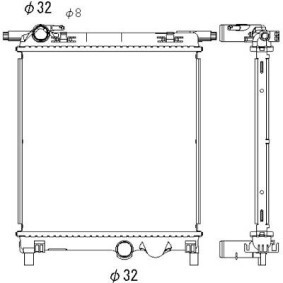 Achetez des Radiateur du moteur DIEDERICHS DCM3903 à prix pour 98,54 €
