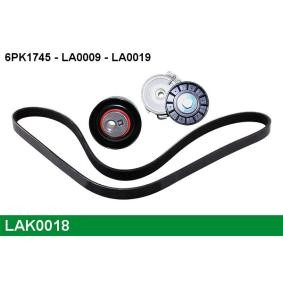 Achetez des Jeu de courroies trapézoïdales à nervures LUCAS LAK0018 à prix pour 102,40 €