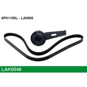 Comprar Juego de correas trapeciales poli V de LUCAS LAK0048 a bajo precio de 61,88 €
