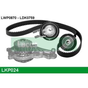 Wasserpumpe + Zahnriemensatz von LUCAS LKP024