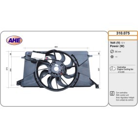 Kühlerlüfter für FORD von AHE