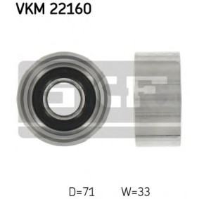 Umlenkrolle, Zahnriemen des Herstellers SKF - Originalware Artikelnummer: VKM 22160