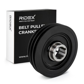 Achetez des Poulie damper (vilebrequin) RIDEX 3213B0142 à prix pour 74,11 €