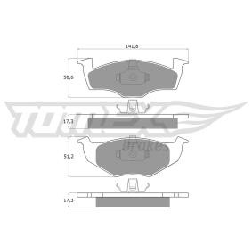 Köp Bromsbelägg av TOMEX brakes TX 10-85 till det låga priset 361,24 kr