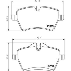 Bremsbeläge von HELLA 8DB 355 031-801