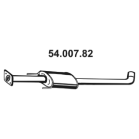 Mittelschalldämpfer 54.007.82 KIA PROCEED von EBERSPÄCHER