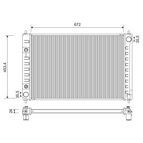 Kjøp Radiator, motorkjøling av VALEO 701195 til den lave prisen 2234,37 NOK