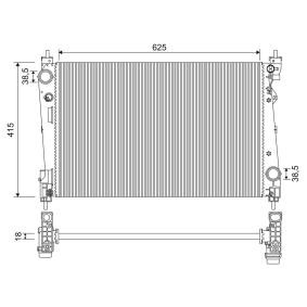Achetez des Radiateur du moteur VALEO 701956 à prix pour 91,93 €