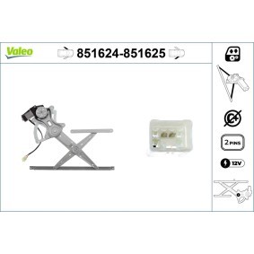 Compre Elevador de vidro da VALEO 851624 a um preço baixo por 105,06 €