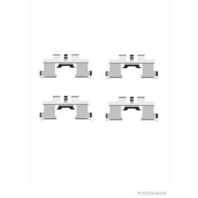 Achetez des Kit d'accessoires, plaquette de frein à disque HERTH+BUSS JAKOPARTS J3668009 à prix pour 21,68 €