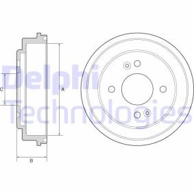 Comprar Tambor de freno de DELPHI BF550 a bajo precio de 28,19 €