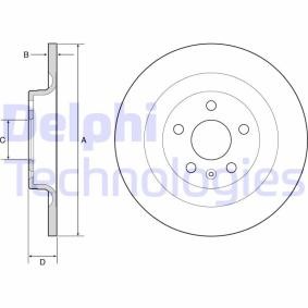 Compre Disco de travão da DELPHI BG4950C a um preço baixo por 55,89 €
