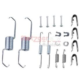 Comprar Juego de accesorios, zapatas de freno de METZGER 105-0743 a bajo precio de 15,58 €
