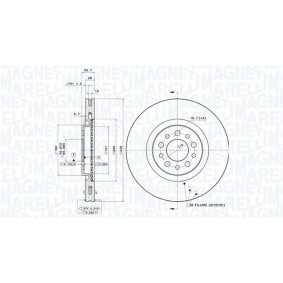 Køb Bremseskive af MAGNETI MARELLI 360406011501 til den lave pris 1443,16 DKK