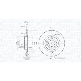 Køb Bremseskive af MAGNETI MARELLI 360406011801 til den lave pris 950,34 DKK
