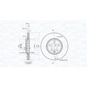 Køb Bremseskive af MAGNETI MARELLI 360406014601 til den lave pris 913,97 DKK
