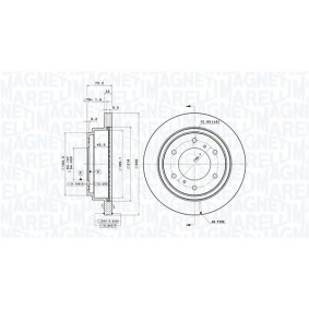 Køb Bremseskive af MAGNETI MARELLI 360406096701 til den lave pris 842,24 DKK
