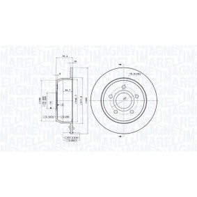 Køb Bremseskive af MAGNETI MARELLI 360406119901 til den lave pris 851,88 DKK