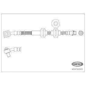 Comprar Latiguillo de freno de CORTECO 49418885 a bajo precio de 26,58 €