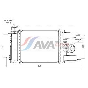 Lüfterrad, Motorkühlung des Herstellers AVA COOLING SYSTEMS - Originalware Artikelnummer: DFB061