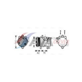 Lüfterrad, Motorkühlung des Herstellers AVA COOLING SYSTEMS - Originalware Artikelnummer: IVB122