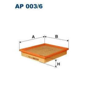 Compre Filtro de aire de FILTRON online para Grand Voyager IV (RG, RS) a precios moderados