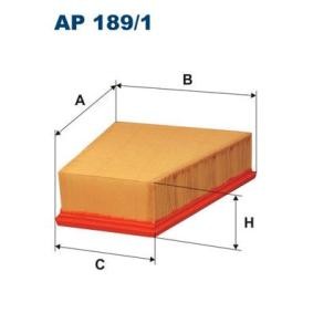 Compre Filtro de ar da FILTRON AP 189/1 a um preço baixo por 11,51 €